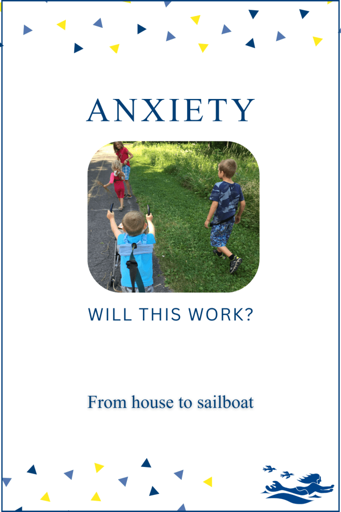 A photo of our children walking near our old yellow house on Deschenes Street, Ottawa. We are walking along the bike path along the Ottawa River Parkway.