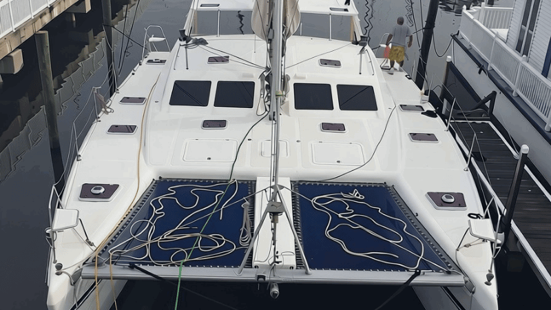 Catamaran Refit: SV Aphrodite a St Francis 50 catamaran in Palmetto Florida
