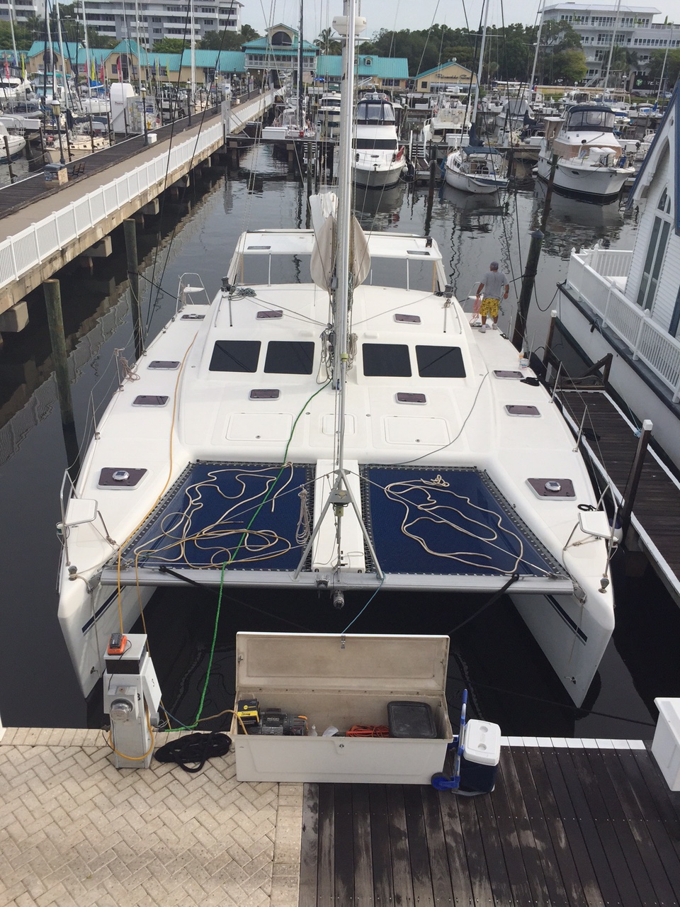 Refits update on our St Francis 50 catamaran