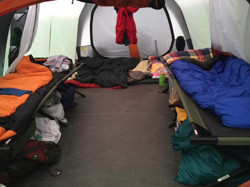 Camping Solo with 4 Kids in an REI Tent