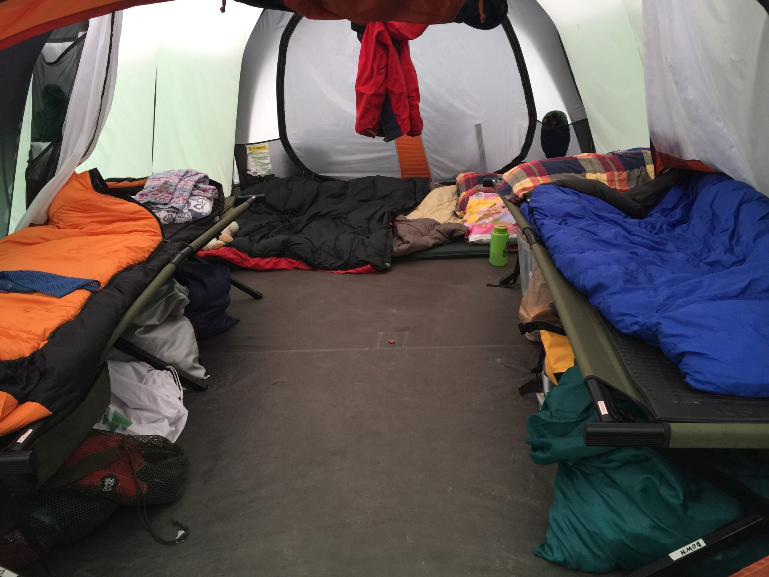Camping solo with four kids