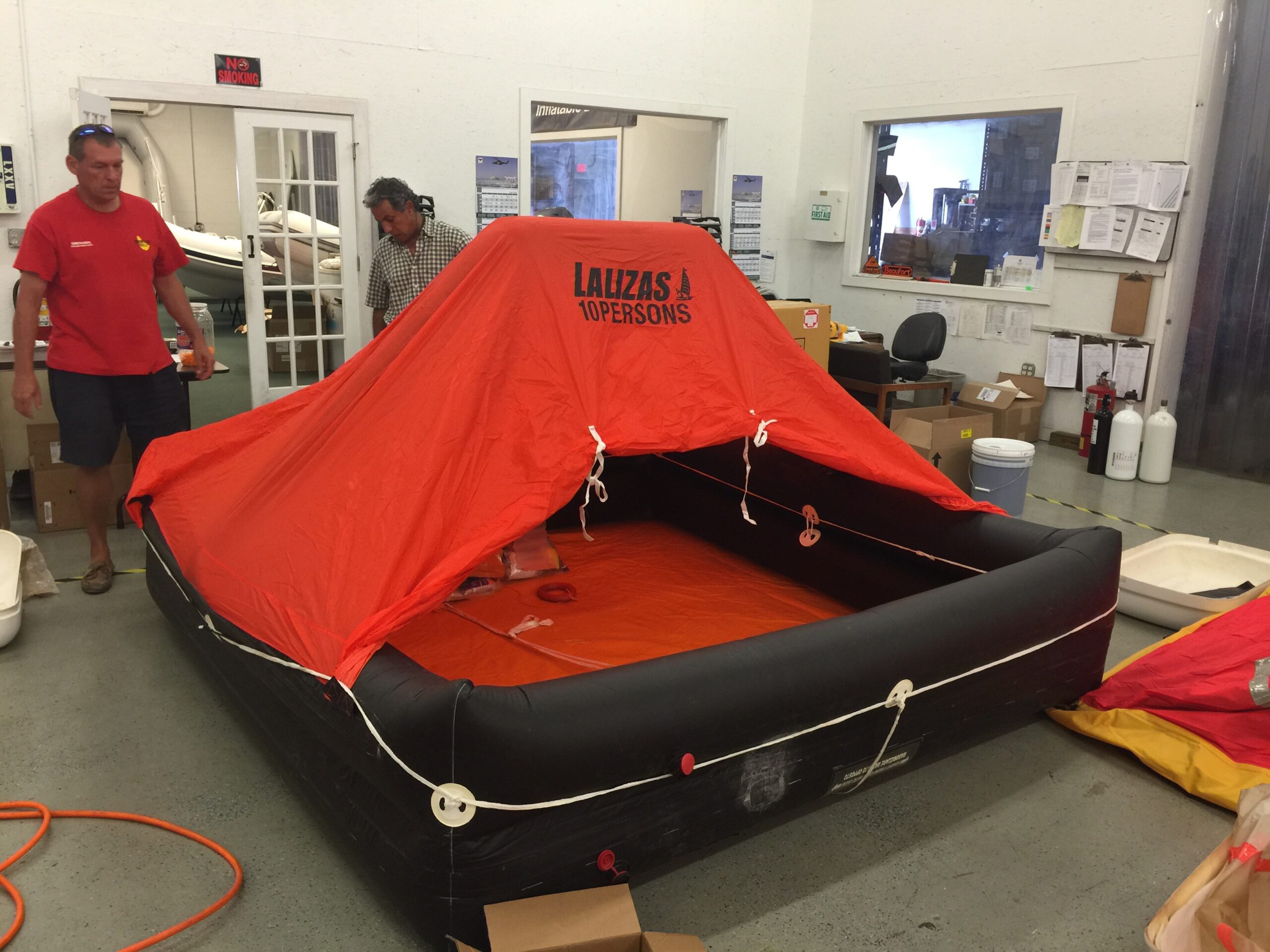 Cracking open our life raft (with video)
