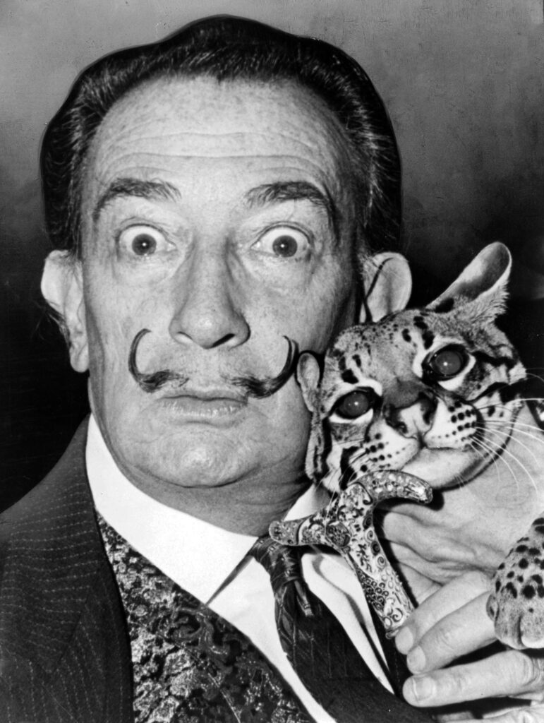 What is the .cat domain? Salvador Dali and his ocelot cat, Babou