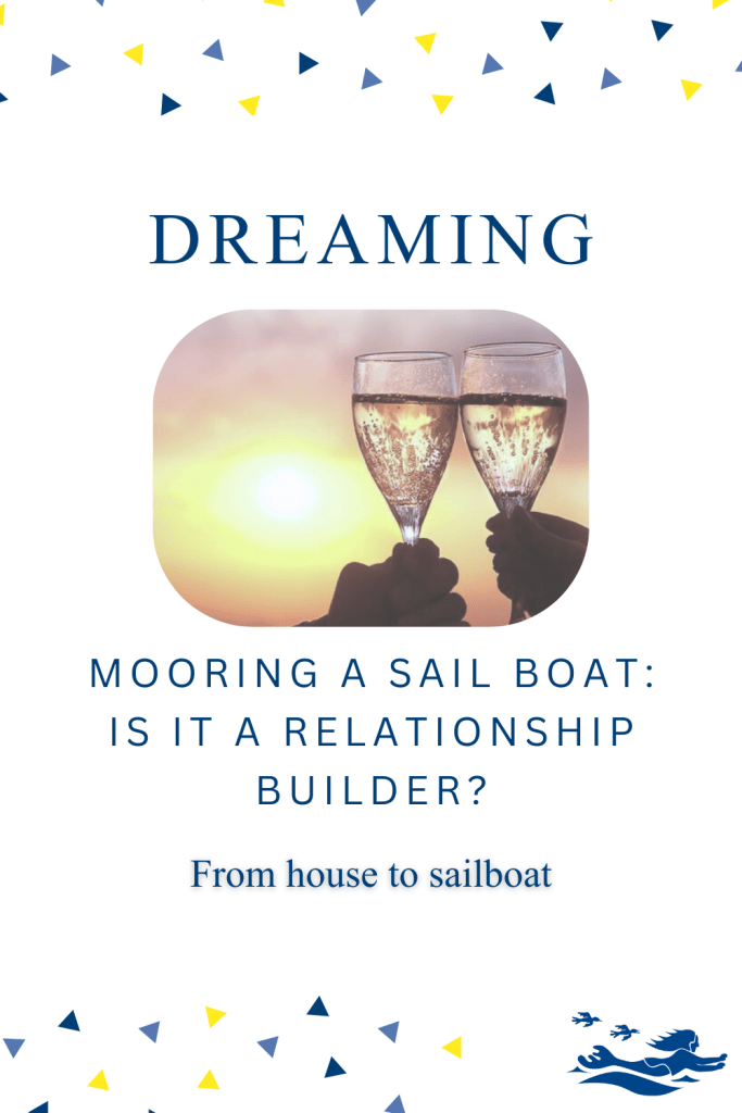 Two wine glasses on a backdrop of the sunset