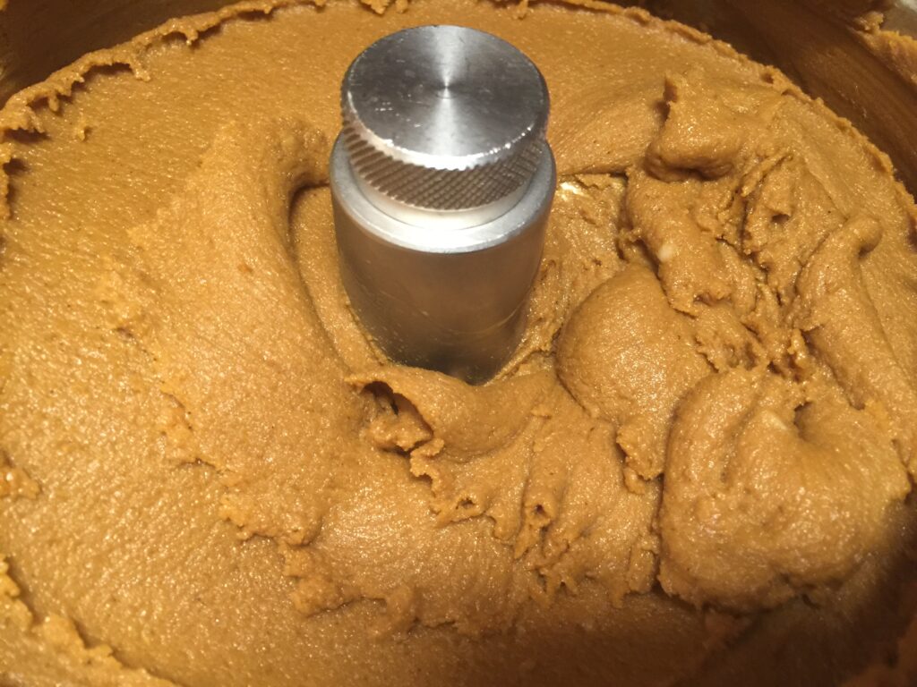 Making Ice cream on a sailboat. Chocolate pumpkin ice cream, spiced just right.