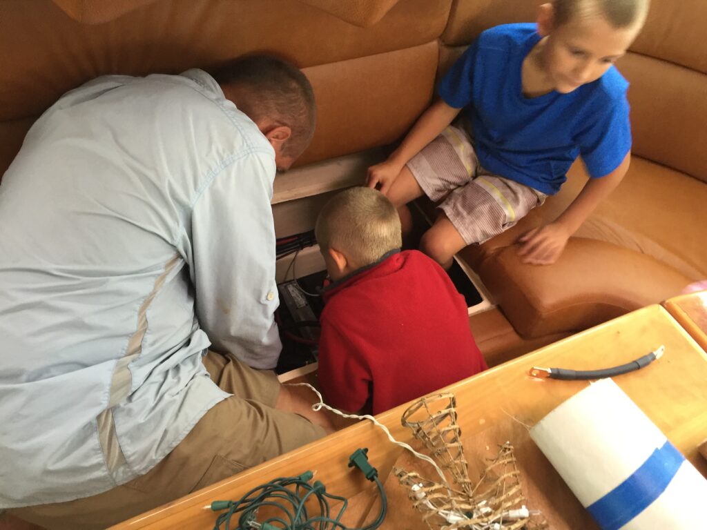 AGM boat battery testing