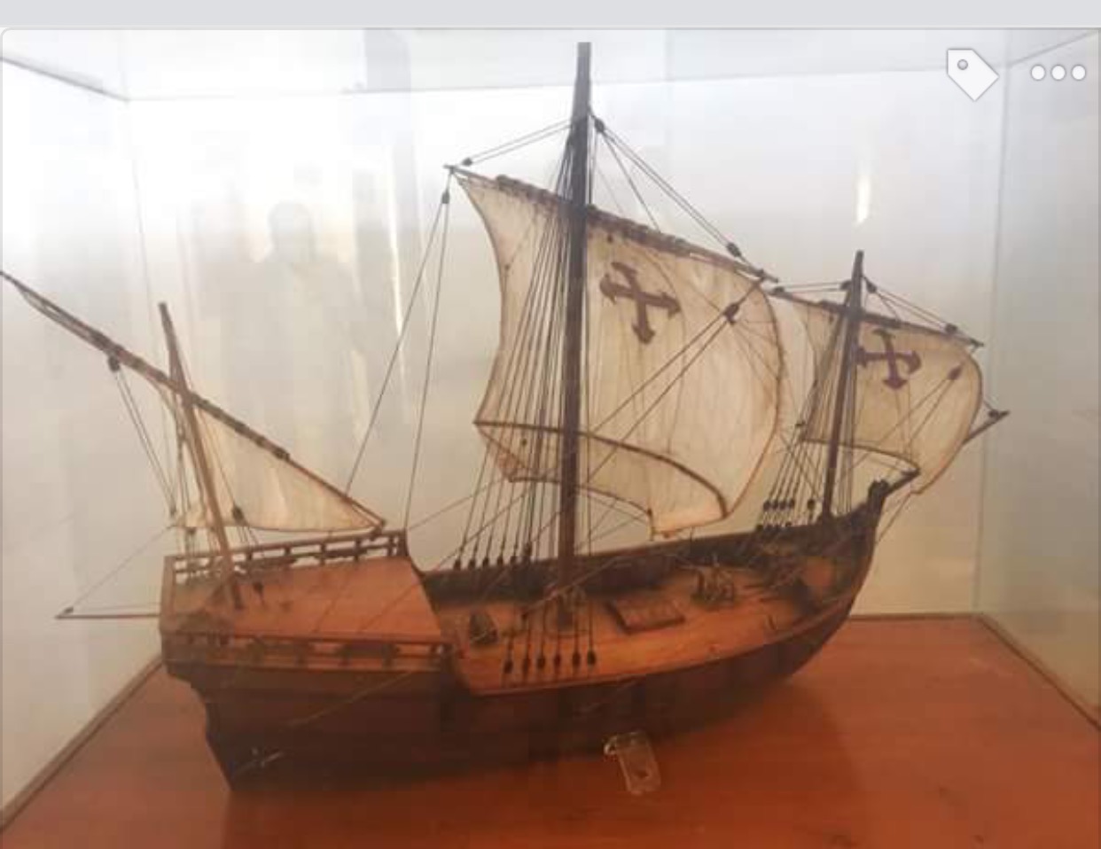 Replica of one of Columbus's ships at the muesum at La Isabela, Dominican Republic.