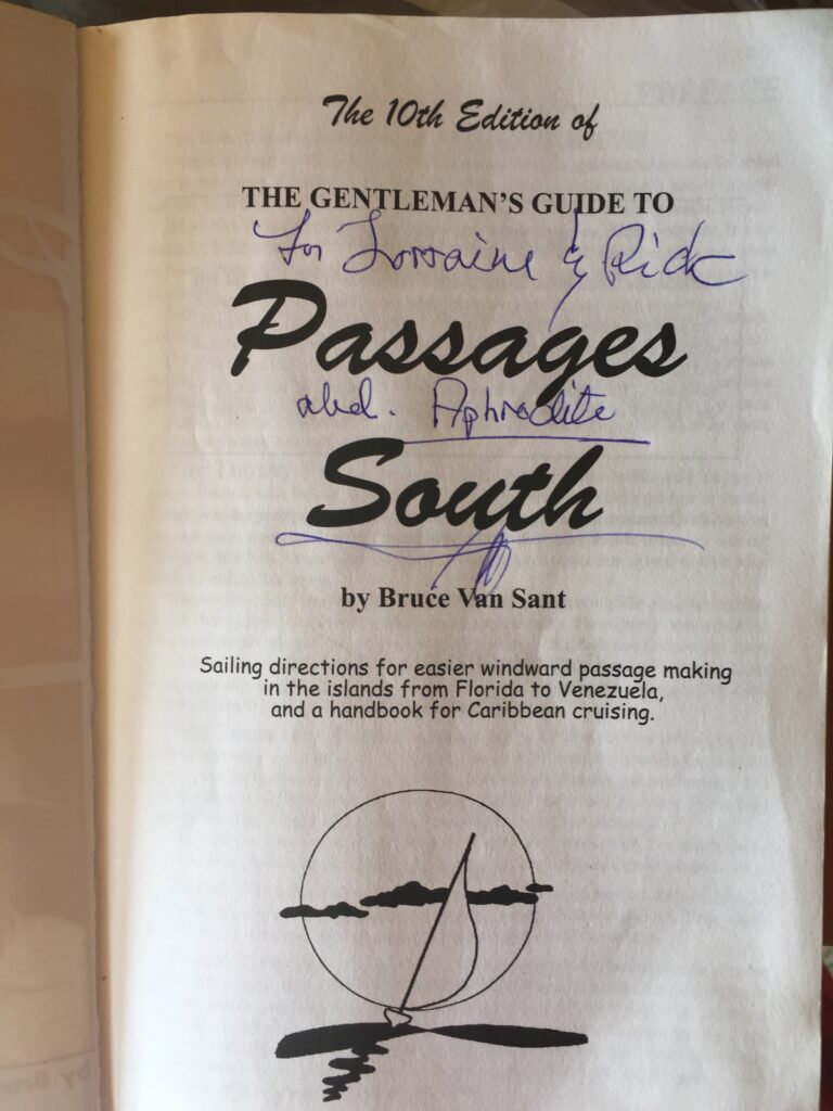 Autographed copy of The Gentleman's Guide to Passages South by Bruce Vant Sant