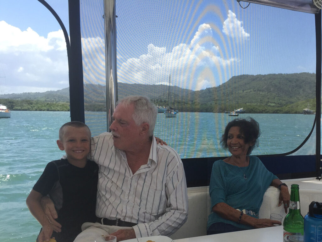 Bruce Van Sant with his wife Rosa and our son, Paul.