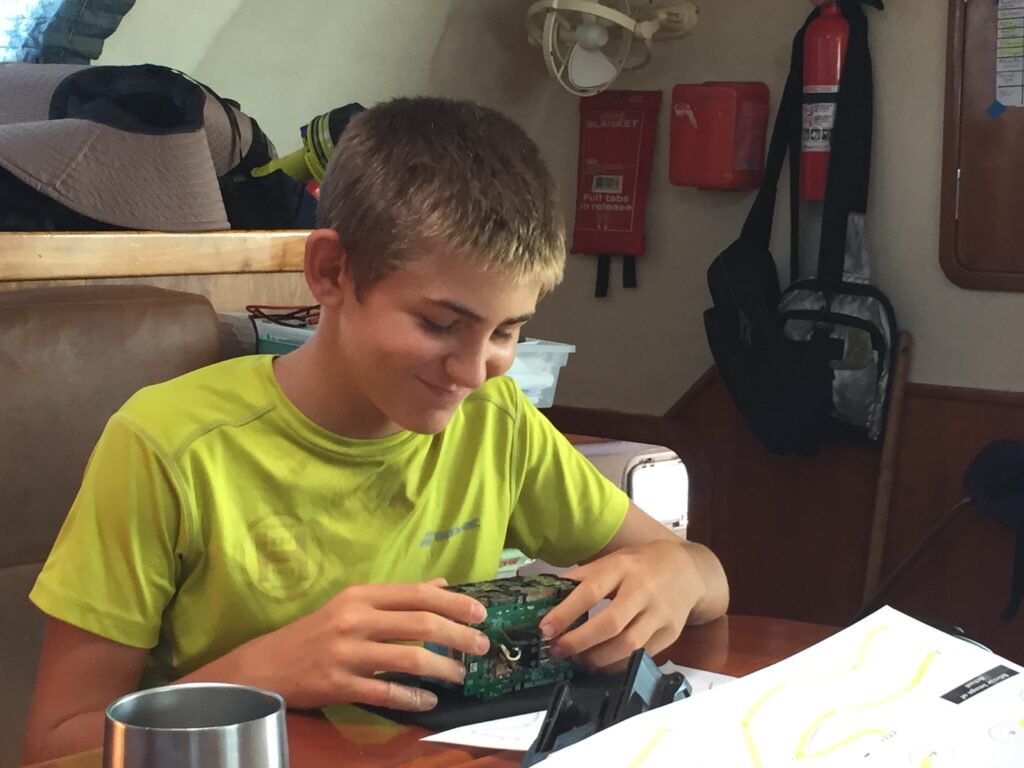 Henry building a new battery