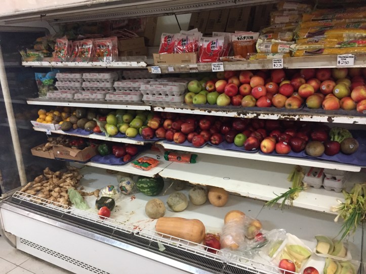 Produce at Shigeto's Store in Weno, Chuuk, Micronesia.