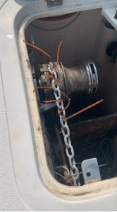 The windlass on our St Francis 50 catmaran is a Maxwell VW2200 windlass.