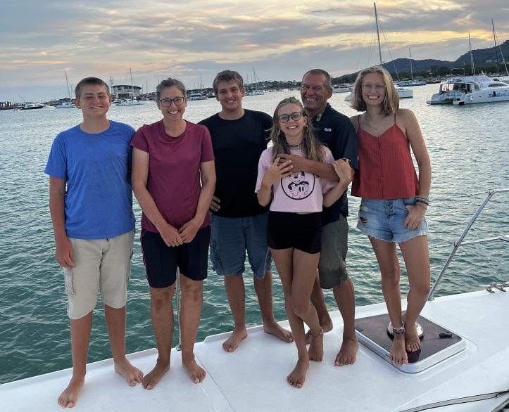 Escher family Circumnavigating on a St Francis 50 catamaran SV Aphrodite