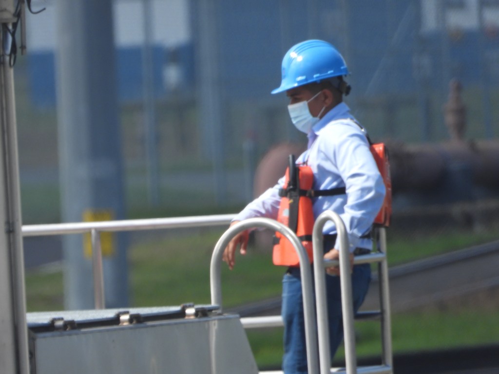 Panama Canal worker