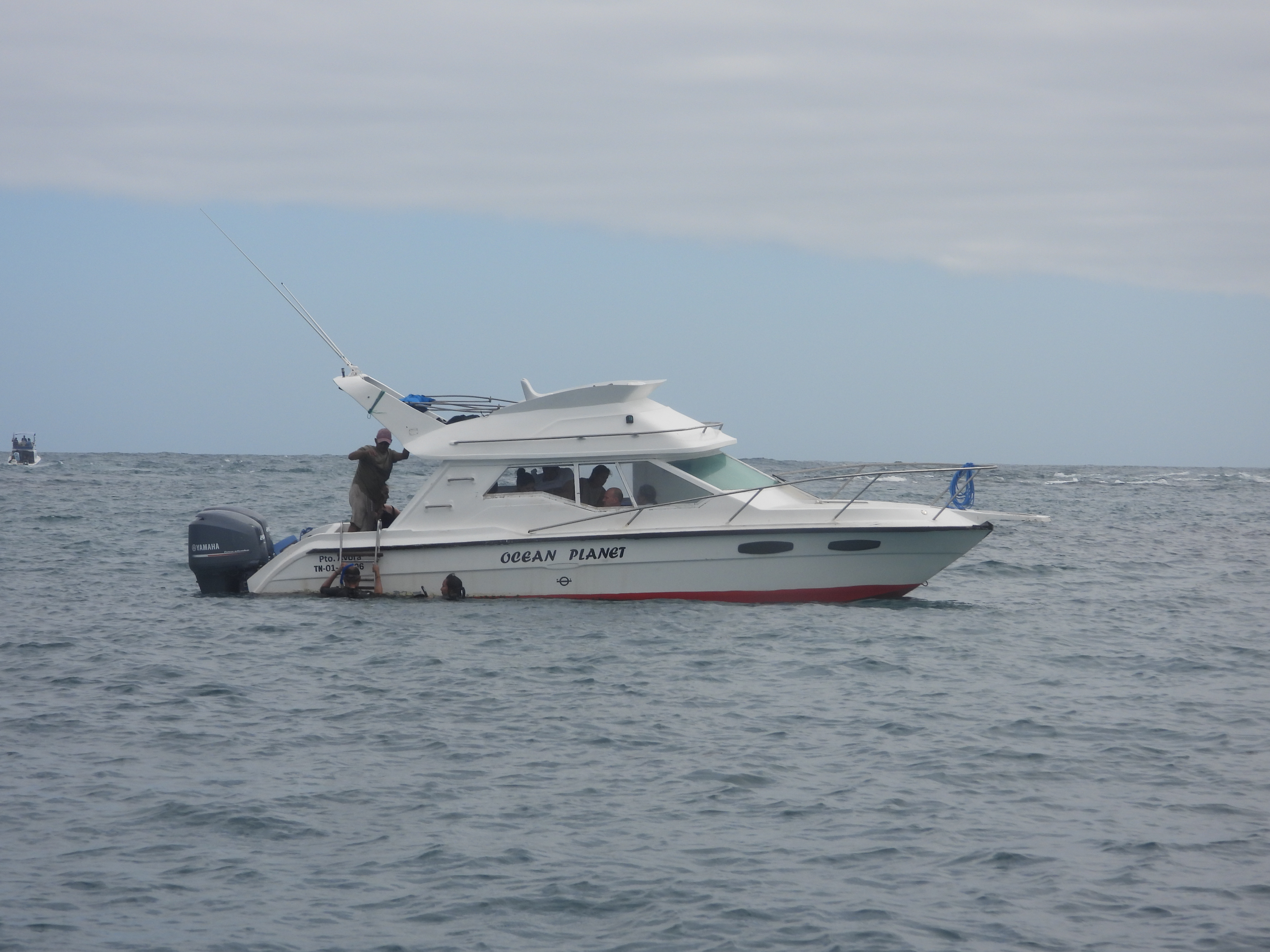 Galapagos day-trip tour boat
