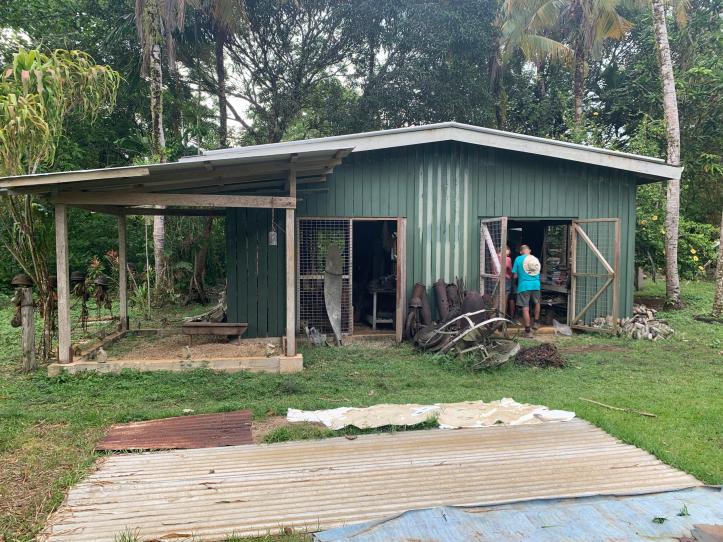 Peter Joseph Museum in Munda, Solomon Islands.