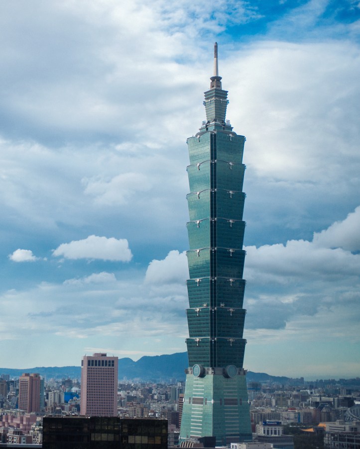 Taipei Tower climbed by Alex Honnold.
