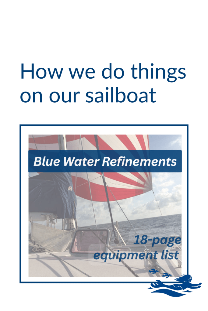 Flying the asymmetrical spinnaker on our St Francis 50 catamaran, SV Aphrodite.