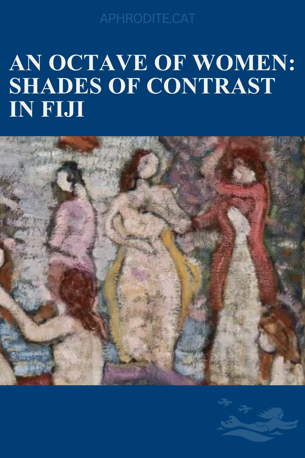 A painting that shows eight (8) women that ties into the theme of this story.
