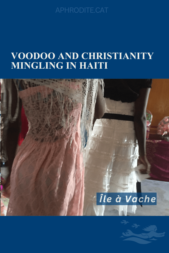 Visiting Ile a Vache was fascinating where a cutlure influenced by the arrival of missionaries showed villages dotted with signs of Voodoo and Christianity as though they were one.