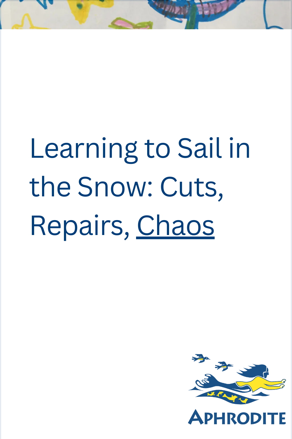 A plain Pinterest board but the chaos of learning to sail during an Ottawa winter while Rick managed a refit in Florida is fully contained in the story.