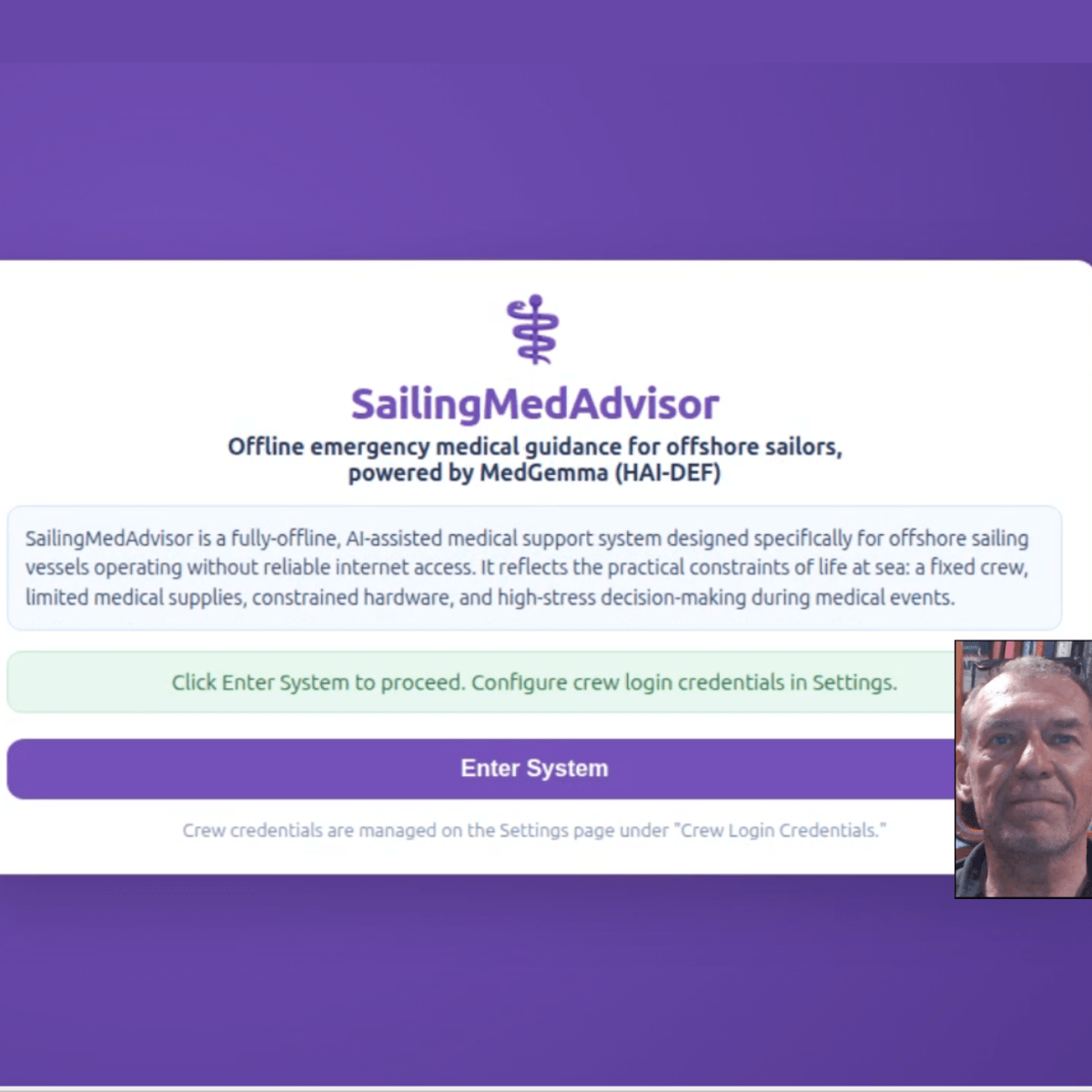 Rick Writes an Offline Medical Support System App for Offshore Sailors