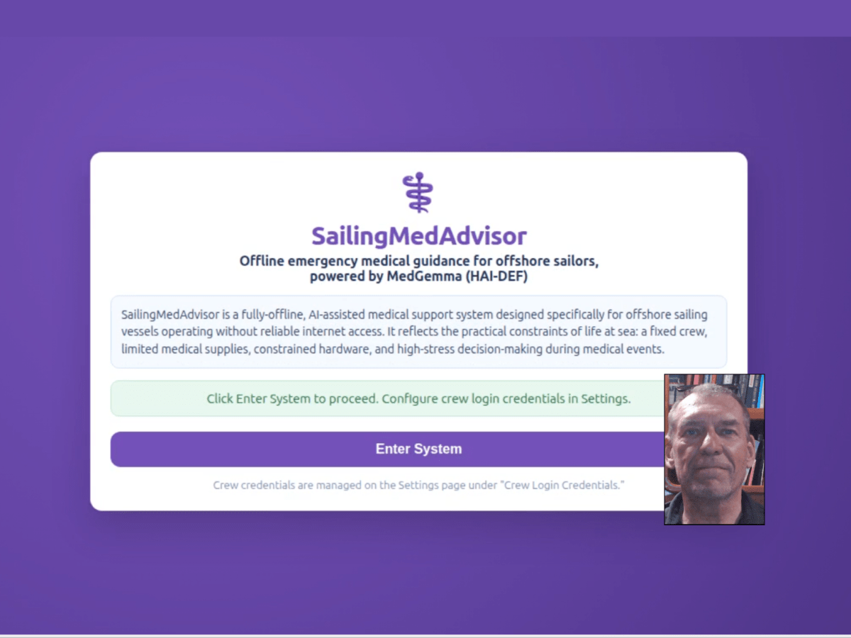Rick Writes an Offline Medical Support System App for Offshore Sailors