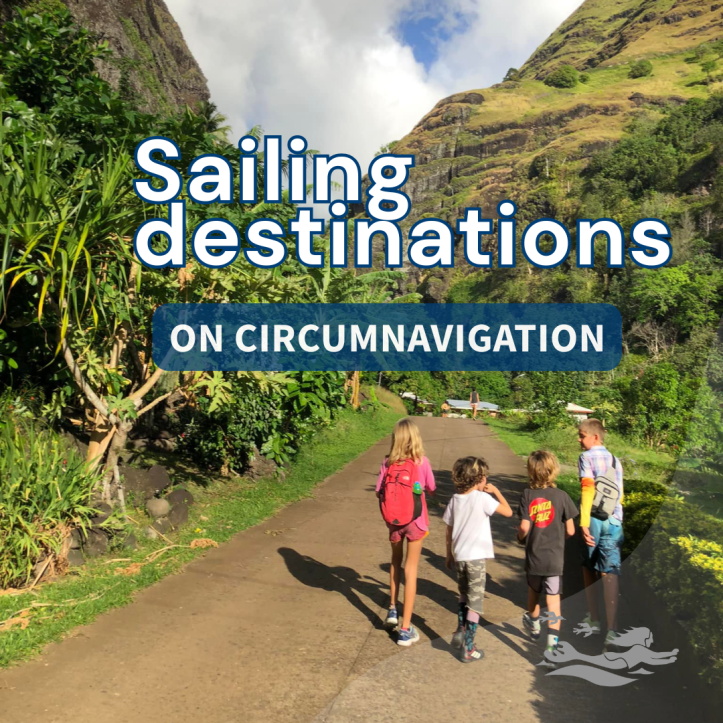 A picture of boat kids in Fatu Hiva, French Polynesia