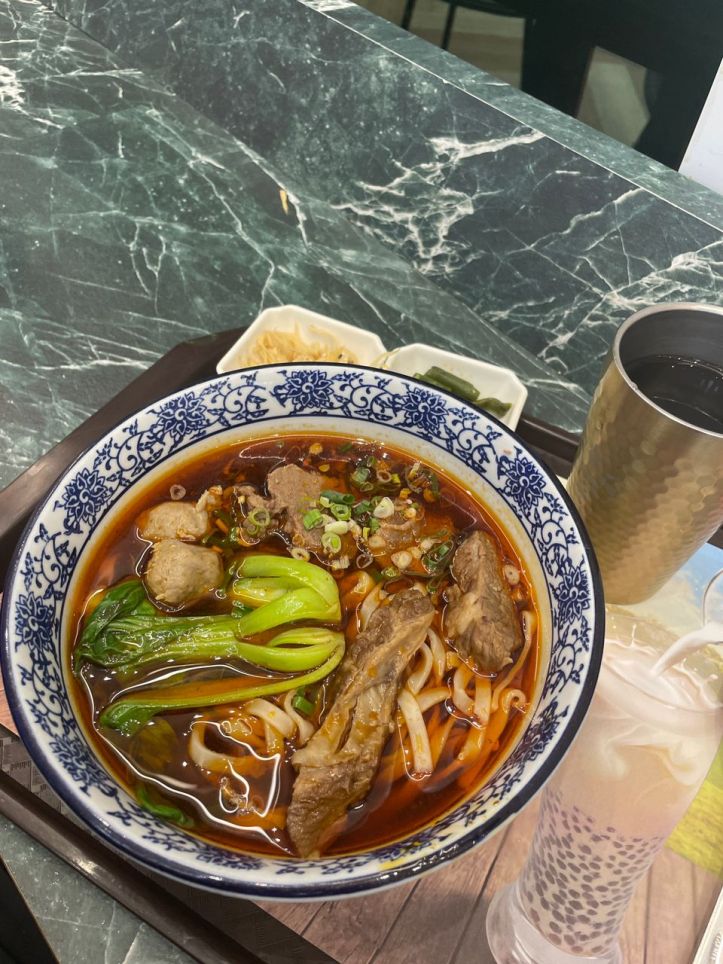 Paul's Beef Noodles in Taiwan as part of his second Pacific Crossing