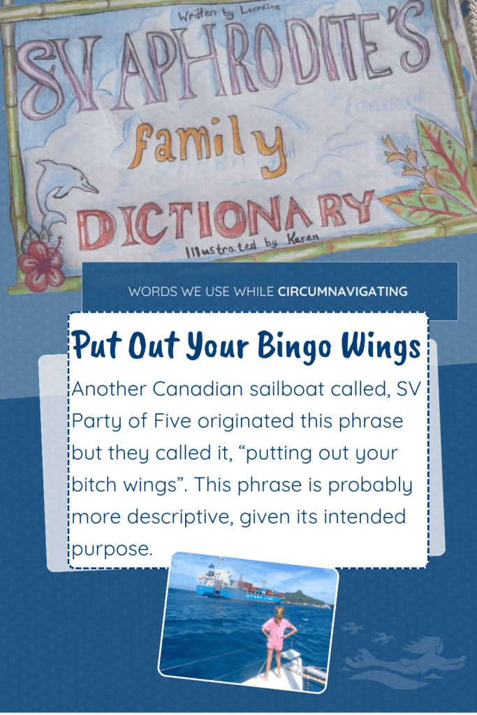 SV Aphrodite Family Dictionary Bingo Wings with Karen demonstrating