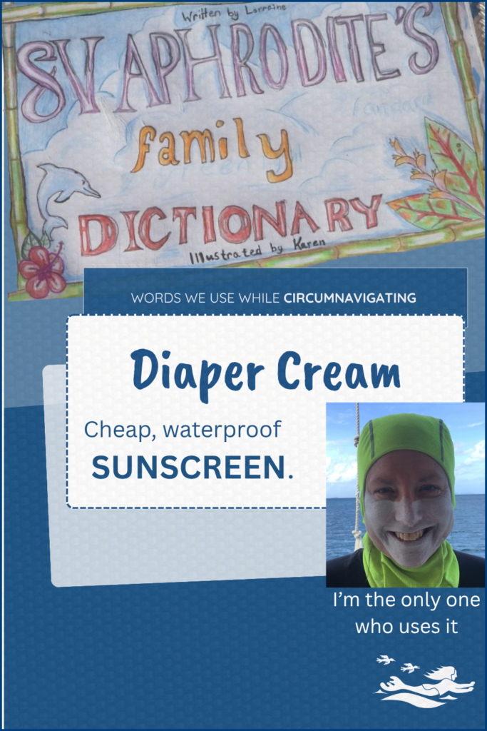Diaper Cream is a term from the SV Aphrodite Family Dictionary