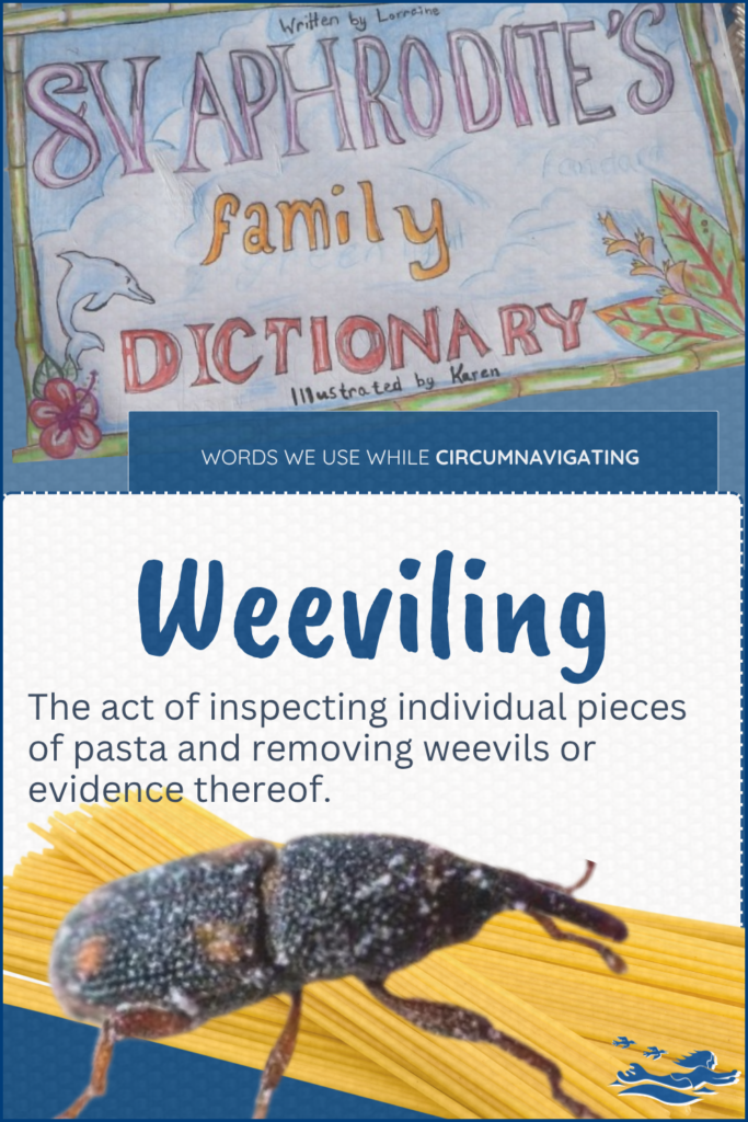 Weeviling is a entry in the SV Aphrodite Family Dictionary