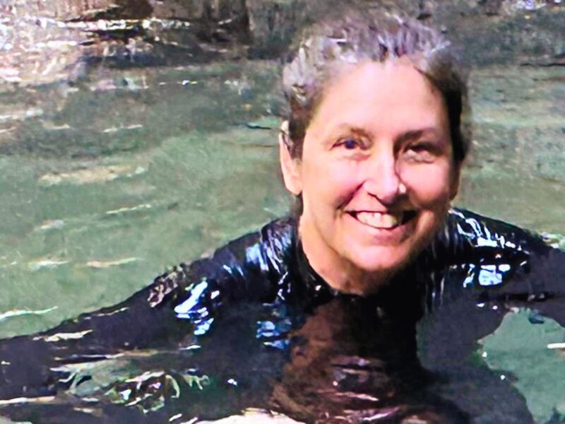 Lorraine Escher, writer of Becoming a Sailor from SV Aphrodite, which is a St. Francis 50 catamaran